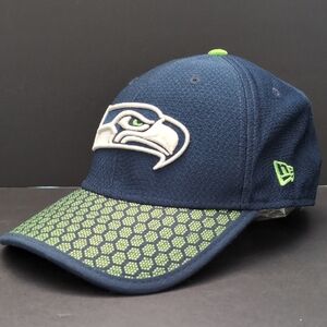 New ERA,39thirty ,NFL Seattle Seahawks Men's Blue/Green Hat, Size ML.